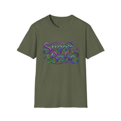 Sugar Babe Unisex Softstyle T-Shirt, Cute Graphic Tee, Casual Wear, Gift for Her, Spring Fashion, Trendy Top