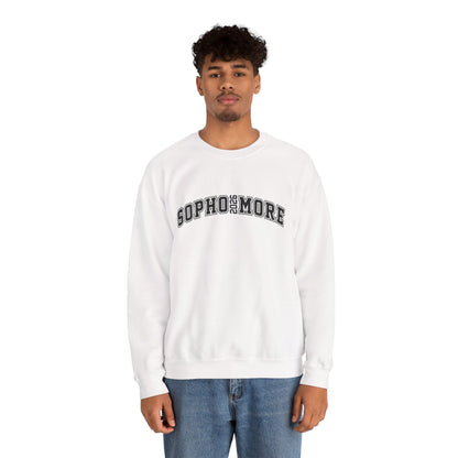 Sophomore Unisex Crewneck Sweatshirt, College Apparel, Graduation Gifts, Back to School Outfit, Cozy Casualwear, Trendy Sweatshirt