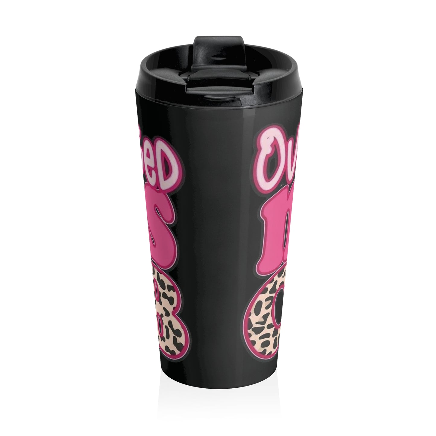 Overstimulated Mom's Club Stainless Steel Travel Mug with Funky Design | Travel Coffee Cup, Gift for Her, Cute Pink Travel Mug, Funny Quote Mug, Leopard [...]