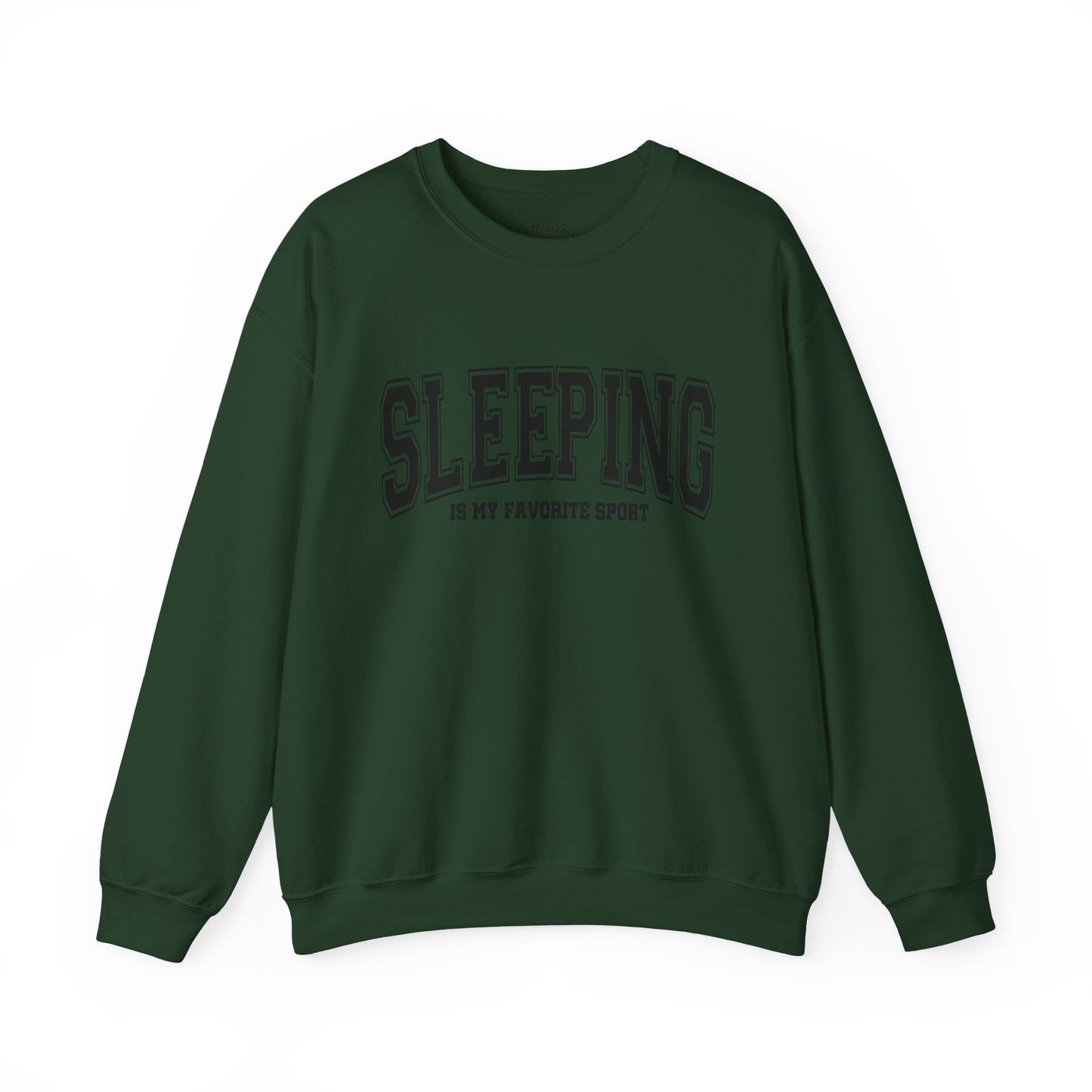 Cozy Unisex Crewneck Sweatshirt - Sleeping is My Favorite Sport, Relaxed Style, Perfect Gift, Lounge Wear, Sleep Lovers