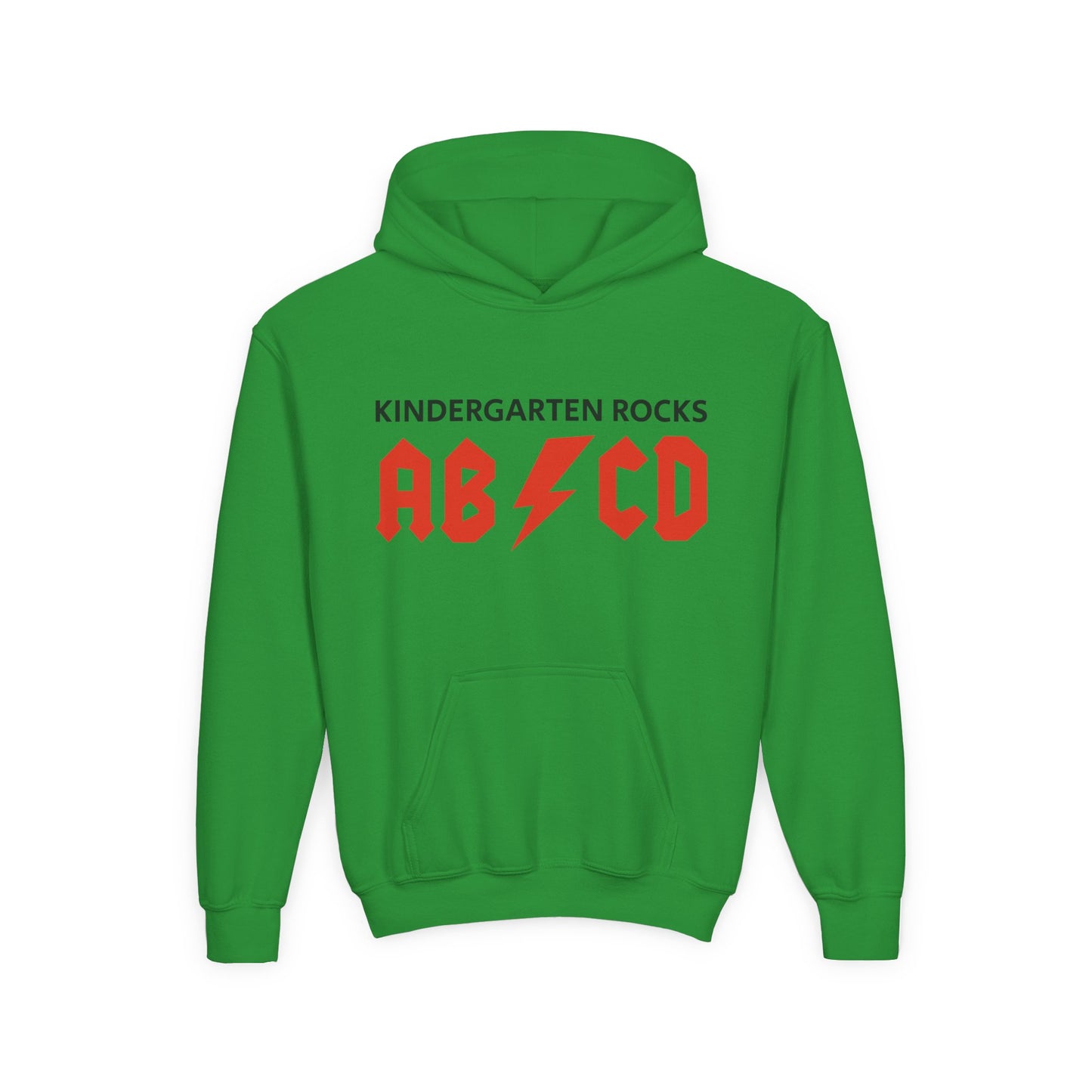 Kindergarten Rocks ABCD Youth Heavy Blend Hooded Sweatshirt