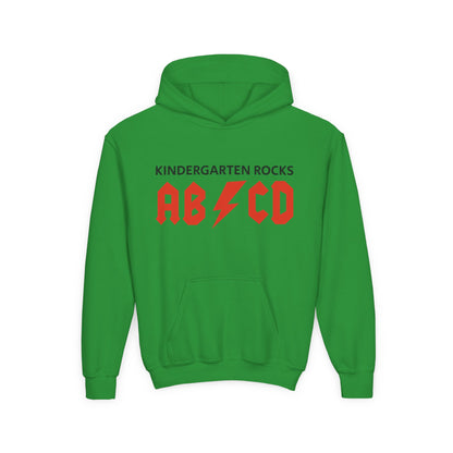 Kindergarten Rocks ABCD Youth Heavy Blend Hooded Sweatshirt