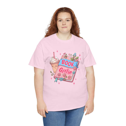 Cute Bookish Girlie Tee - Perfect for Readers, Gifts, Summer Fun, Book Club Shirts, Casual Wear