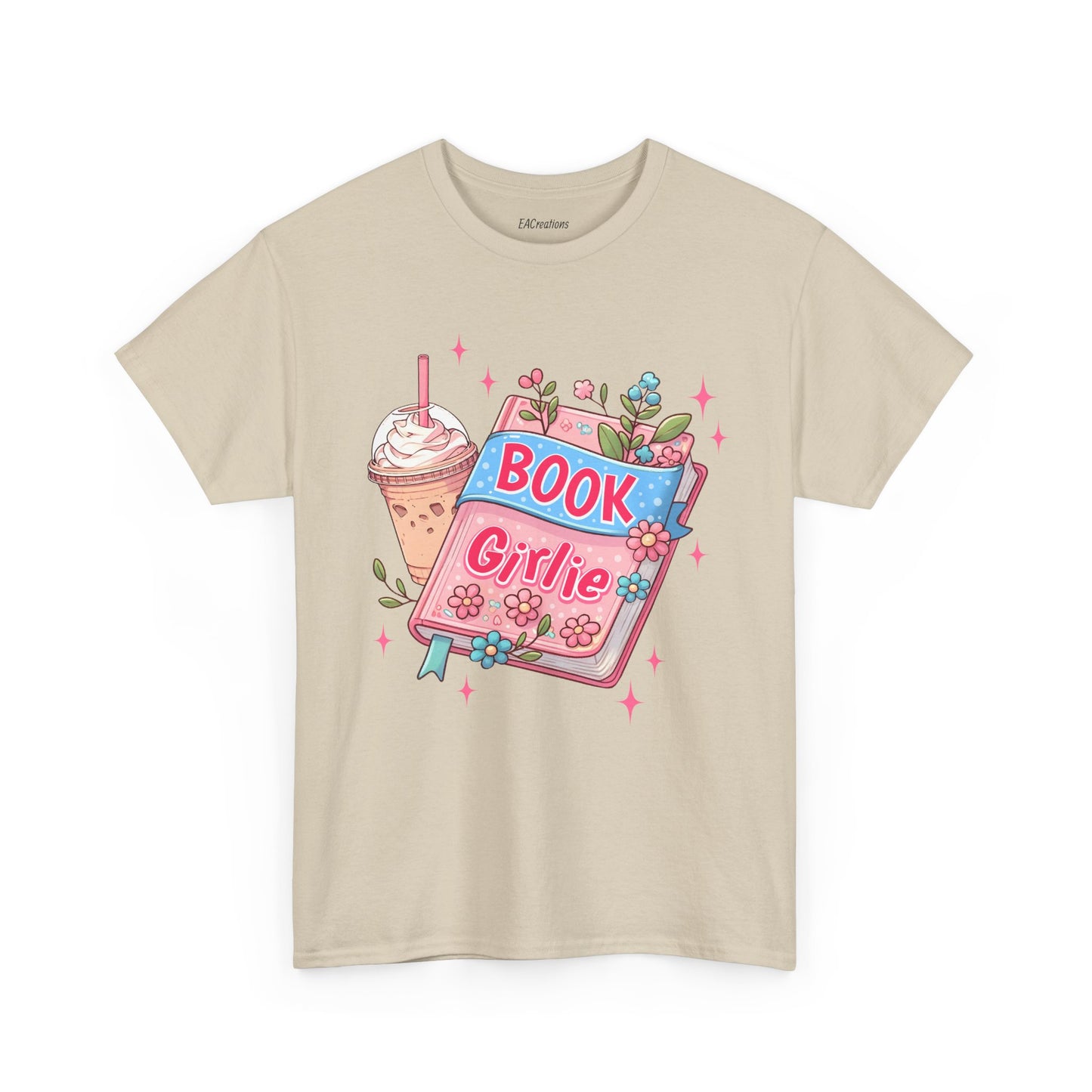Cute Bookish Girlie Tee - Perfect for Readers, Gifts, Summer Fun, Book Club Shirts, Casual Wear