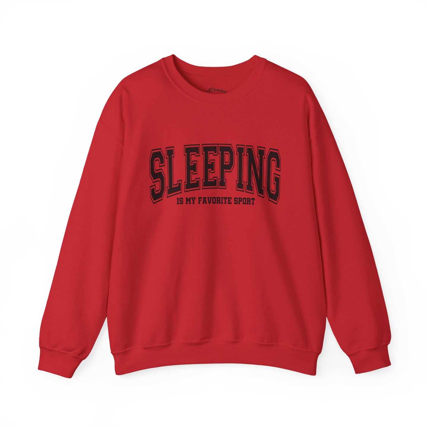Cozy Unisex Crewneck Sweatshirt - Sleeping is My Favorite Sport, Relaxed Style, Perfect Gift, Lounge Wear, Sleep Lovers