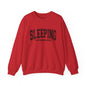 Cozy Unisex Crewneck Sweatshirt - Sleeping is My Favorite Sport, Relaxed Style, Perfect Gift, Lounge Wear, Sleep Lovers