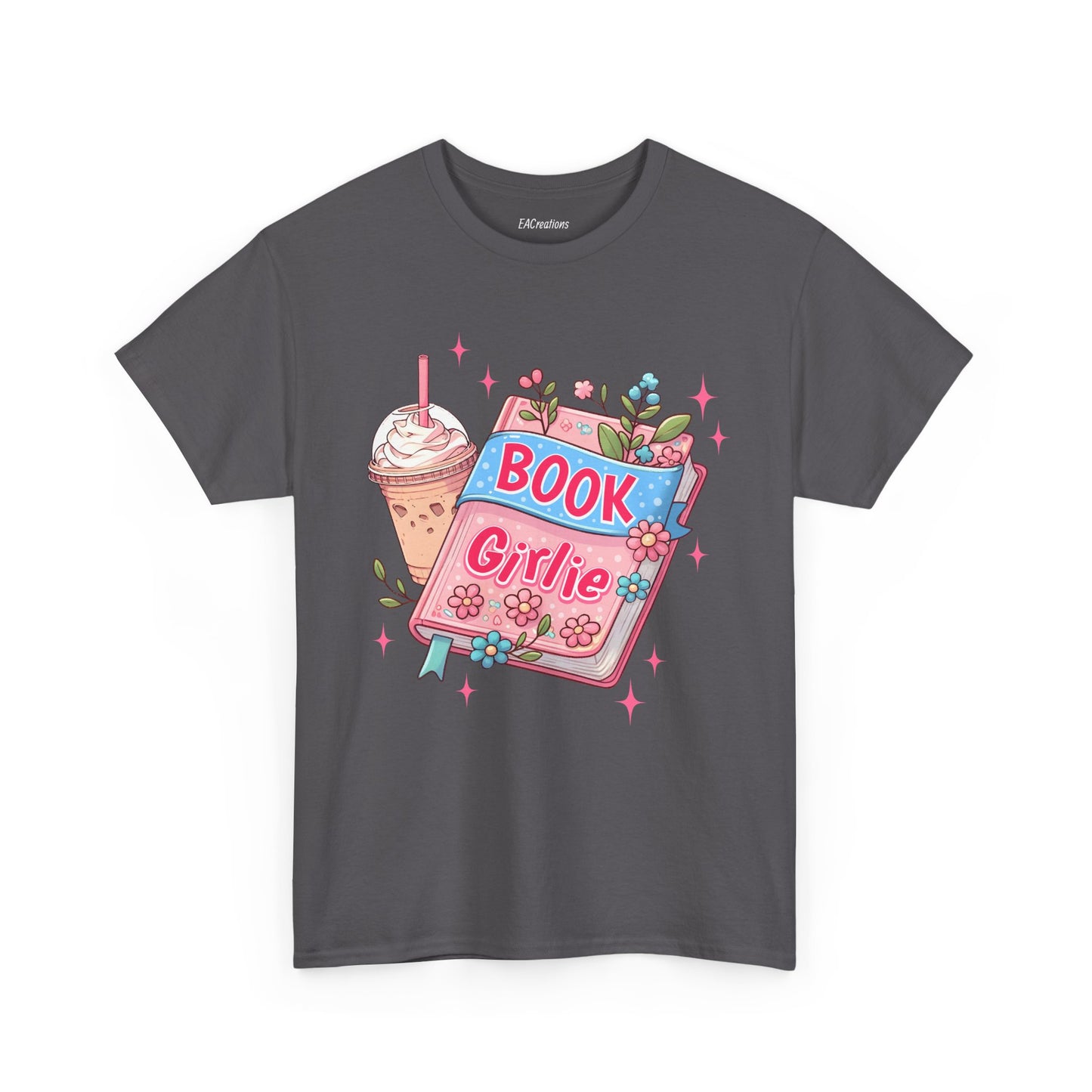Cute Bookish Girlie Tee - Perfect for Readers, Gifts, Summer Fun, Book Club Shirts, Casual Wear