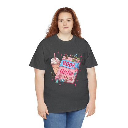 Cute Bookish Girlie Tee - Perfect for Readers, Gifts, Summer Fun, Book Club Shirts, Casual Wear