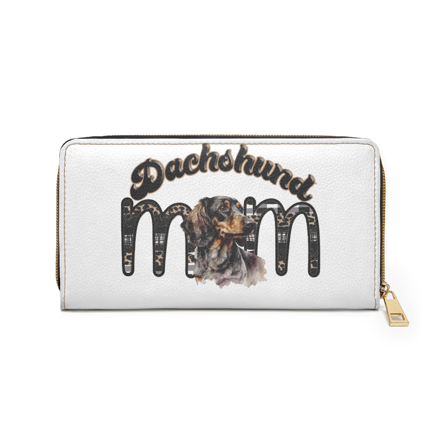 Dachshund Mom Zipper Wallet - Perfect Gift for Dog Lovers, Pet Owners, Dog Moms, Birthdays, Christmas, Everyday Use