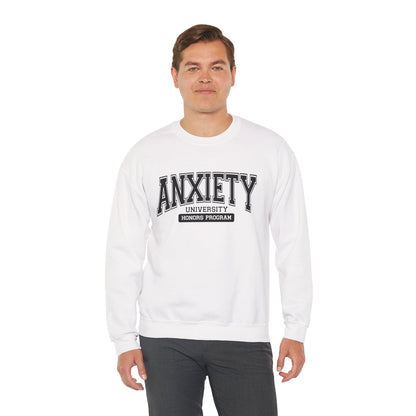 Anxiety University Crewneck Sweatshirt - Cozy Mental Health Apparel, Gift for Students, Relaxed Fit Sweatshirt, Perfect for Everyday [...]