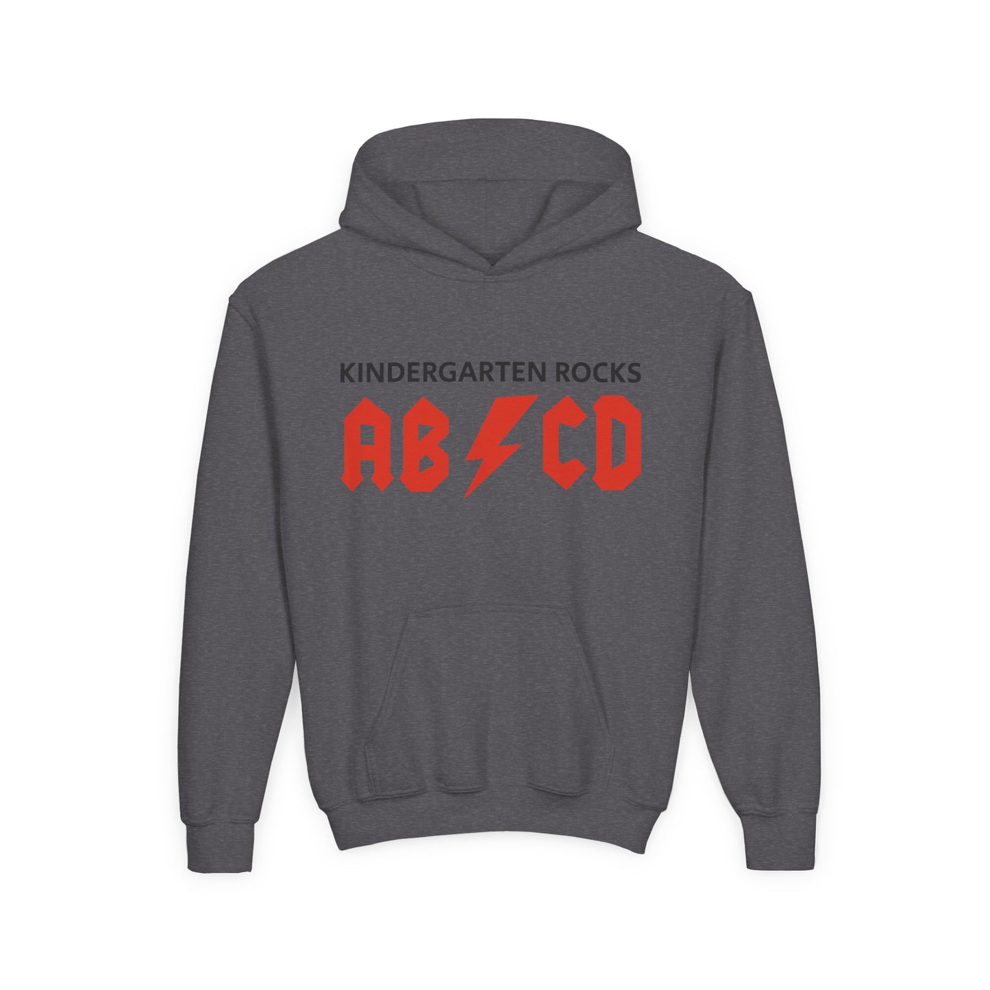 Kindergarten Rocks ABCD Youth Heavy Blend Hooded Sweatshirt