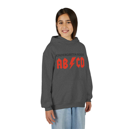 Kindergarten Rocks ABCD Youth Heavy Blend Hooded Sweatshirt