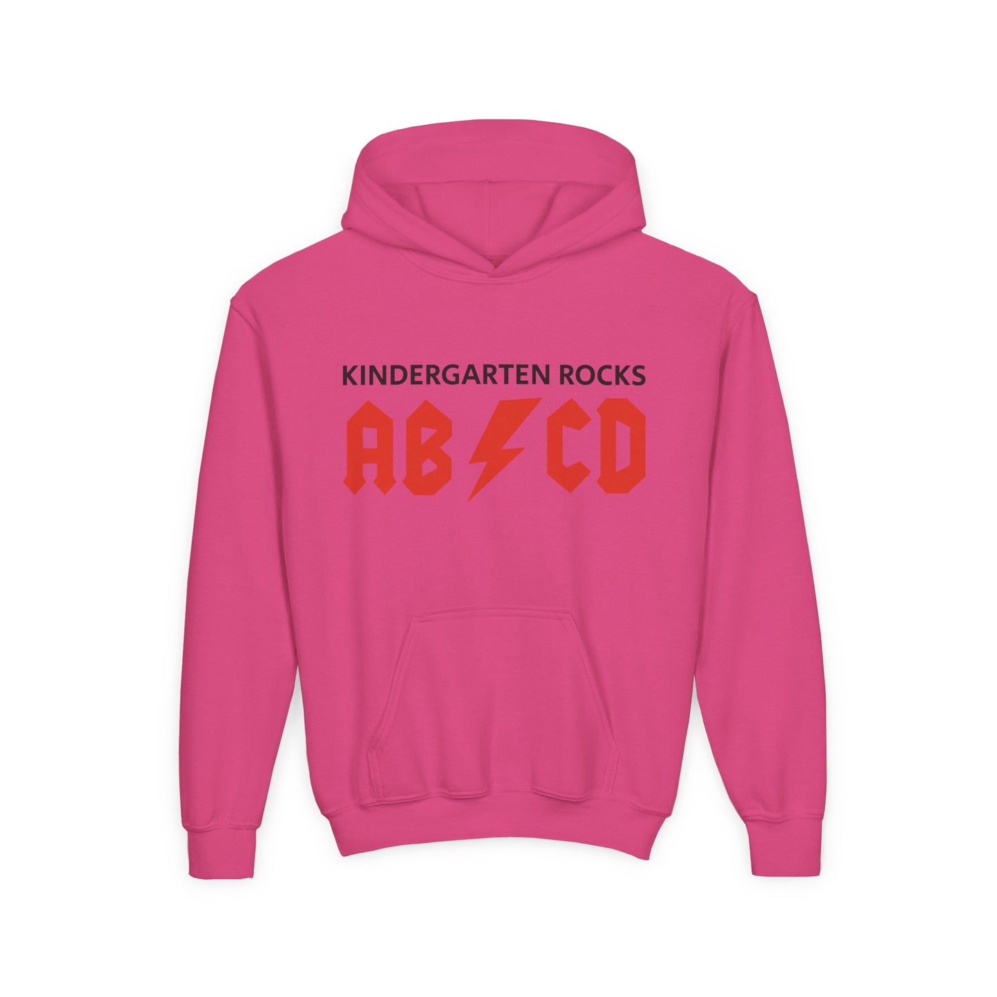 Kindergarten Rocks ABCD Youth Heavy Blend Hooded Sweatshirt