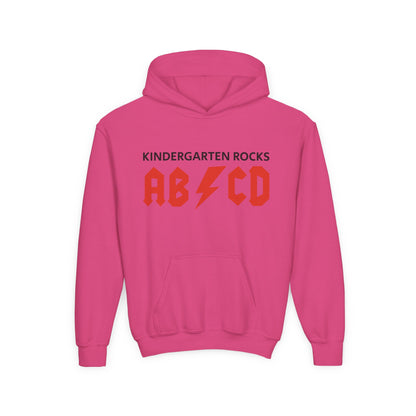 Kindergarten Rocks ABCD Youth Heavy Blend Hooded Sweatshirt