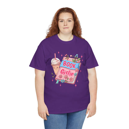 Cute Bookish Girlie Tee - Perfect for Readers, Gifts, Summer Fun, Book Club Shirts, Casual Wear