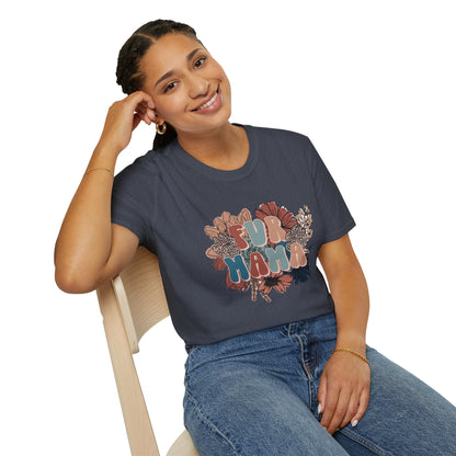 Floral Fur Mama T-Shirt, Mother's Day Gift, Relaxed Fit Tee, Comfortable Everyday Wear, Unique Floral Design, Gift for Her