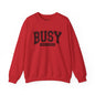 Busy Doing Nothing Crewneck Sweatshirt, Relaxation Fashion, Cozy Gift for Her, Lazy Day Apparel, Perfect for Weekends, Gift for Friends