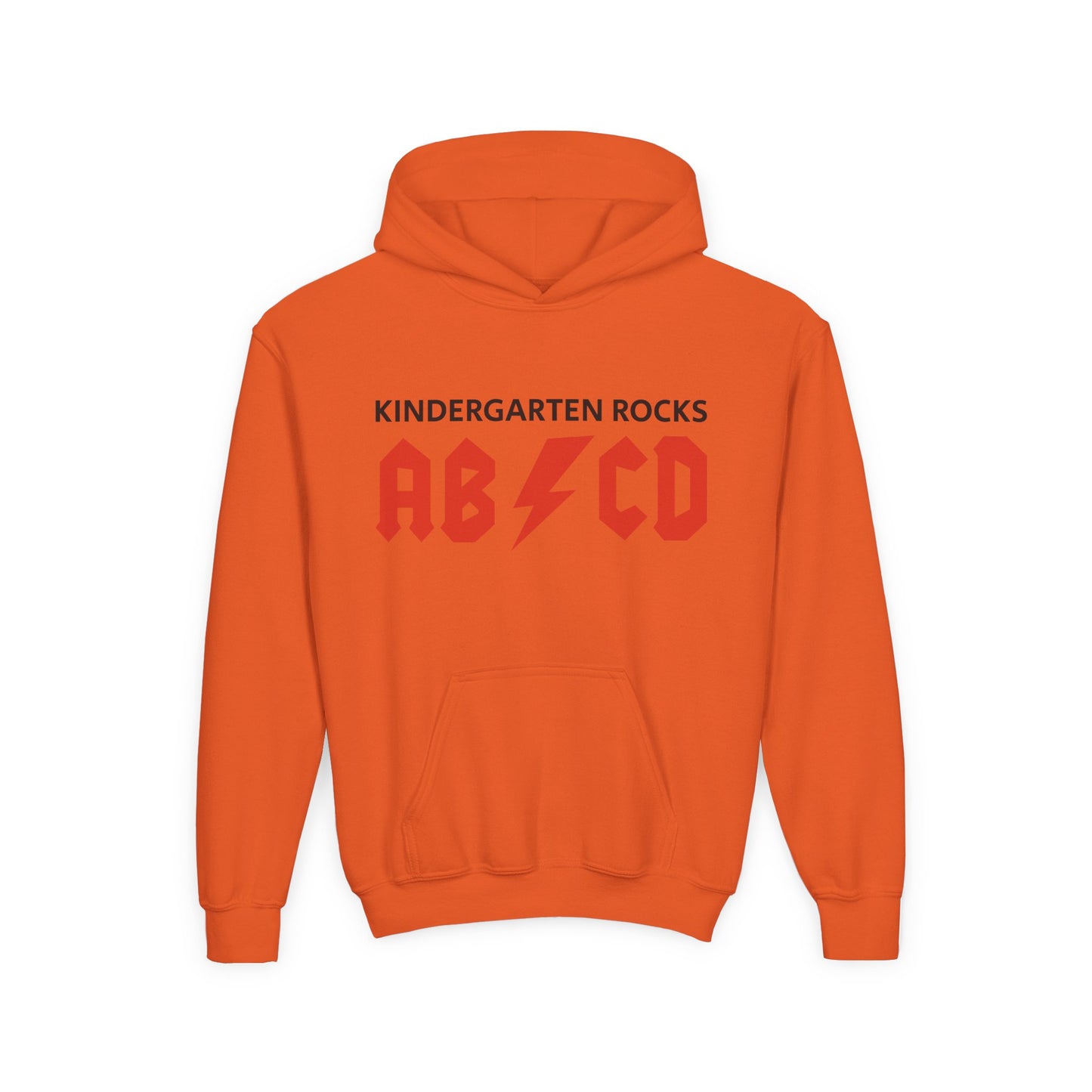 Kindergarten Rocks ABCD Youth Heavy Blend Hooded Sweatshirt