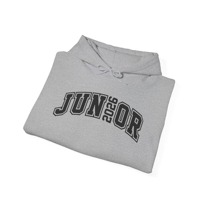 Junior 2026 Sweatshirt, Unisex Graduation Hoodie, Gift for Graduates, Casual College Apparel, Trendy Class of 2026 Hoodie