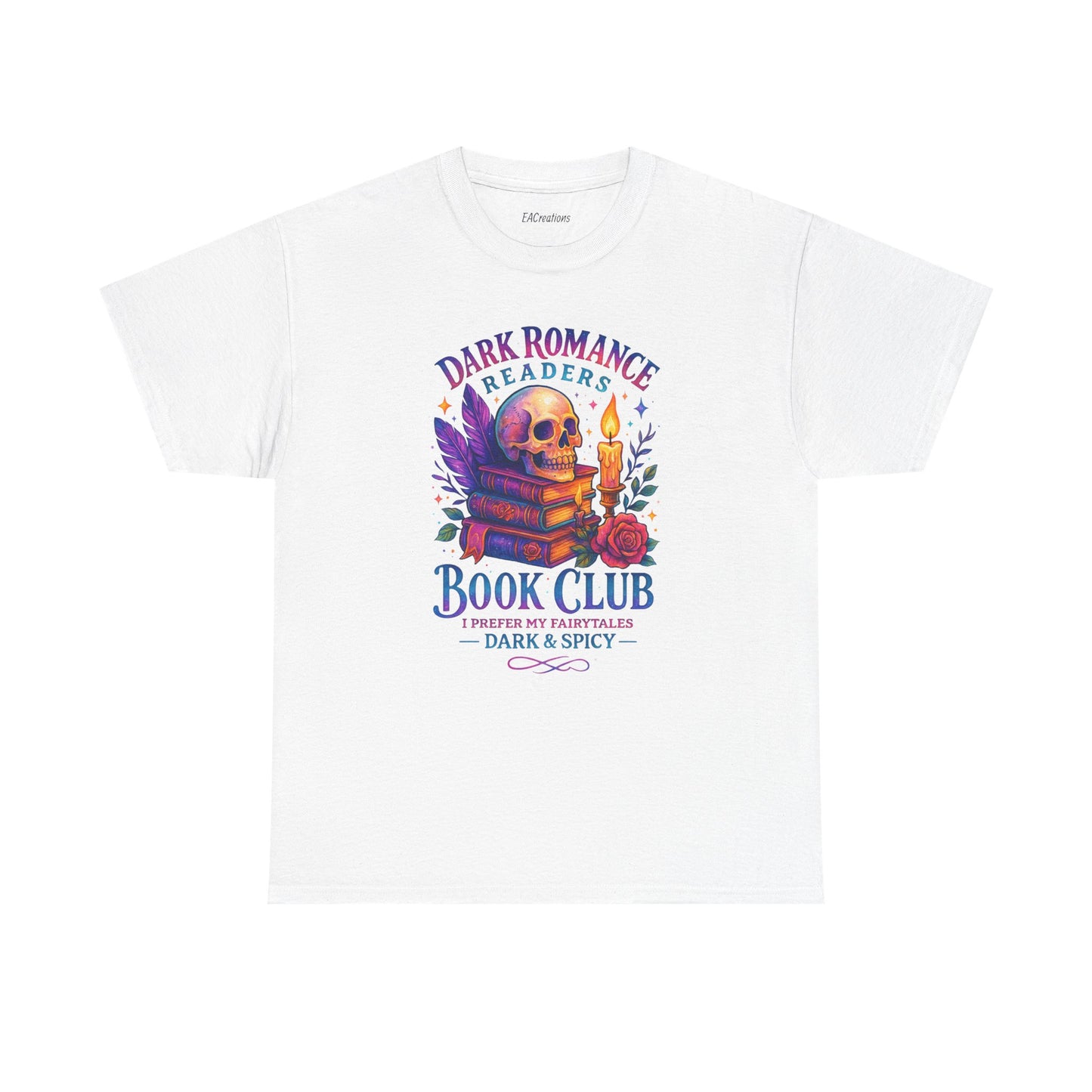 Dark Romance Book Club Tee, Unisex Cotton Graphic Tee, Ideal Gift for Readers, Cozy Bookworm Apparel, Great for Book Lovers, Nerdy T-Shirt