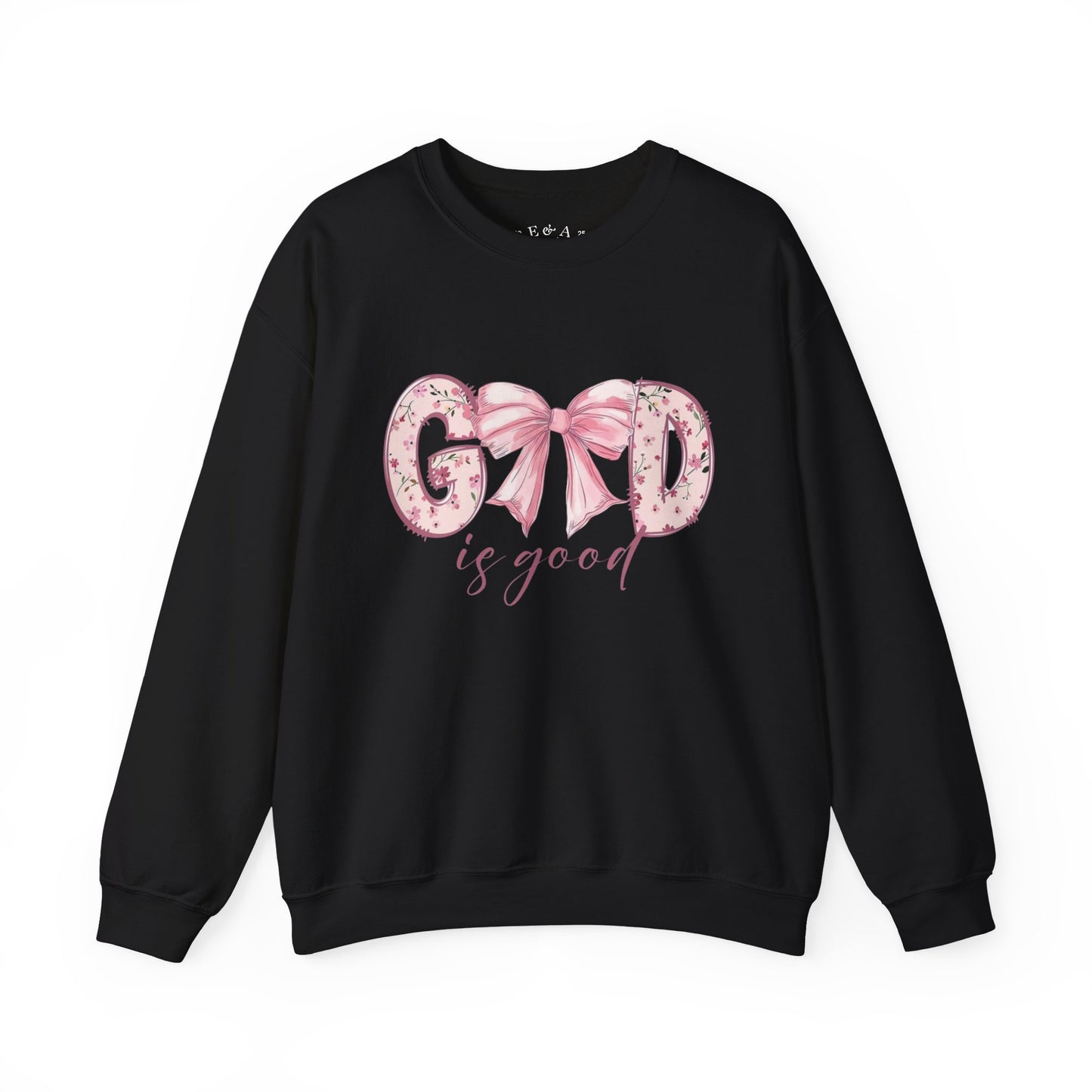 God is Good Crewneck Sweatshirt, Inspirational Sweatshirt, Christian Apparel, Gift for Her, Faith-Based Fashion, Relaxed Fit Sweater