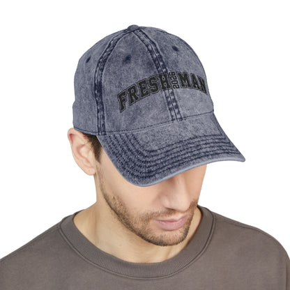 Vintage Embroidered Cap - Freshman 2023 Hat, Casual Summer Accessory, Trendy Gift for Students, College Essentials, Graduation Cap