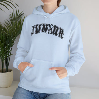 Junior 2026 Sweatshirt, Unisex Graduation Hoodie, Gift for Graduates, Casual College Apparel, Trendy Class of 2026 Hoodie