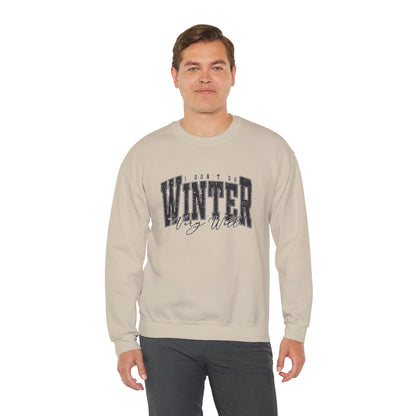 Winter Vibes Sweatshirt | Cozy Unisex Crewneck for Cold Days, Gift for Him/Her, Winter Fashion, Casual Comfort, Holiday Apparel