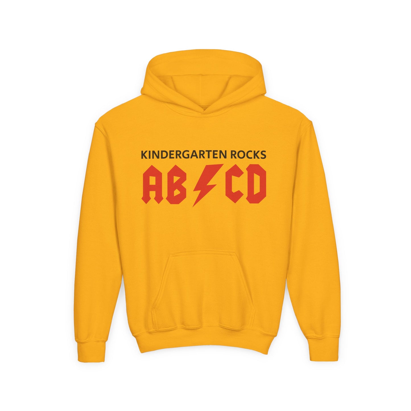Kindergarten Rocks ABCD Youth Heavy Blend Hooded Sweatshirt