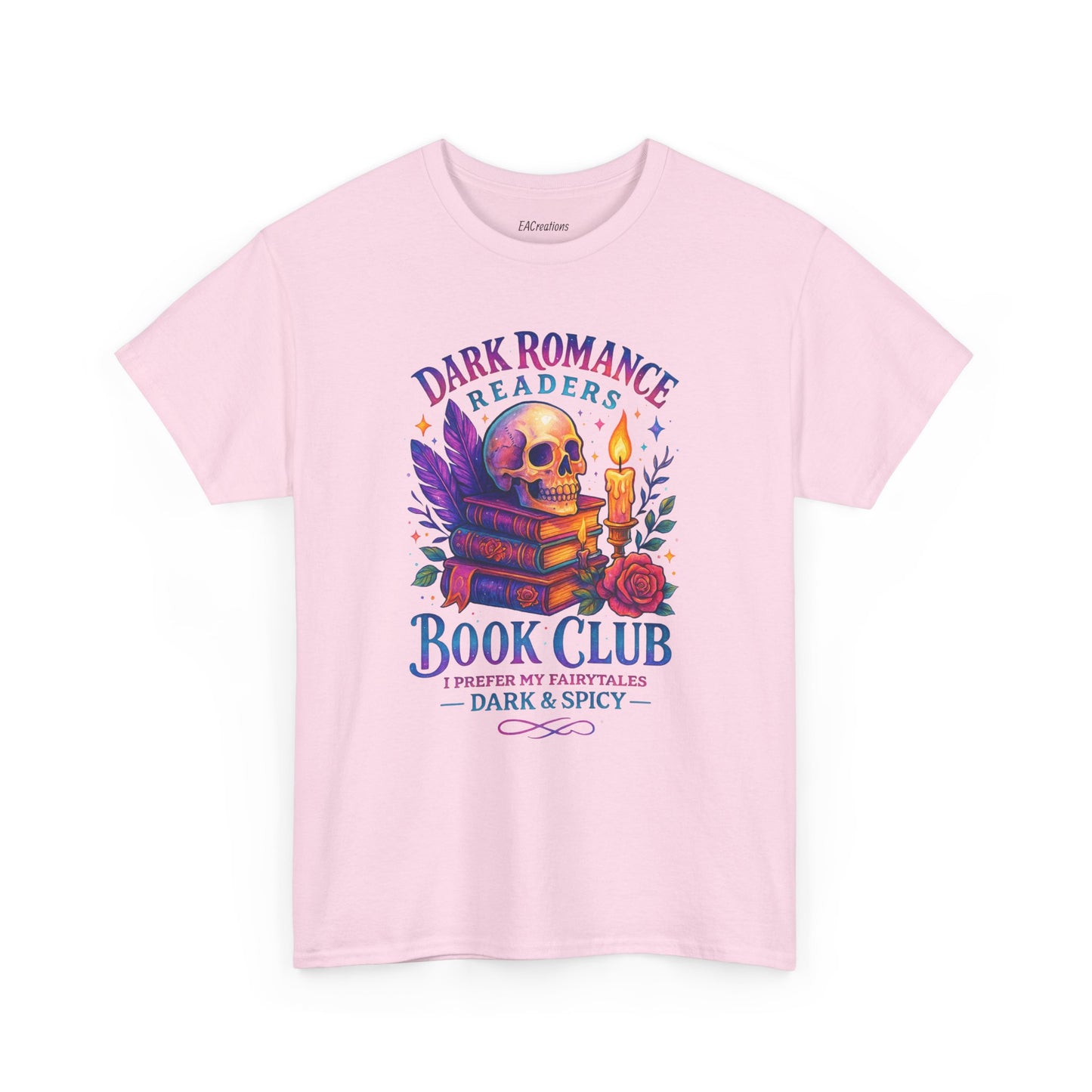 Dark Romance Book Club Tee, Unisex Cotton Graphic Tee, Ideal Gift for Readers, Cozy Bookworm Apparel, Great for Book Lovers, Nerdy T-Shirt