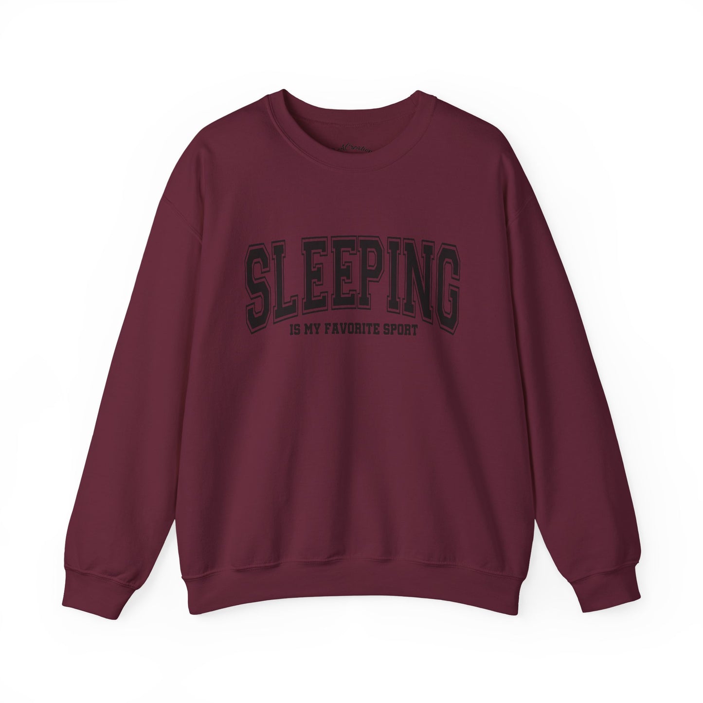 Cozy Unisex Crewneck Sweatshirt - Sleeping is My Favorite Sport, Relaxed Style, Perfect Gift, Lounge Wear, Sleep Lovers