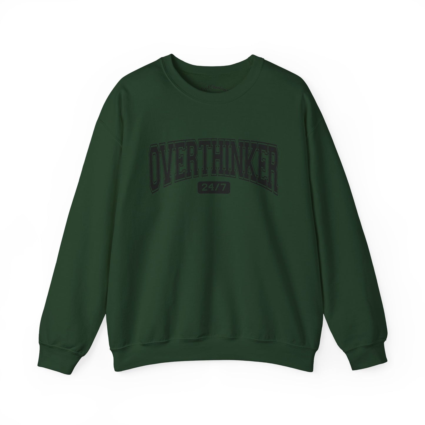 Oversized Overthinker Sweatshirt for Comfort Lovers, Casual Style, Great Gift for Thinkers, Cozy Crewneck for All Occasions