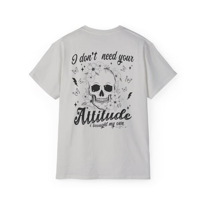 Stylish Attitude Tee with Skull Design, Perfect Gift for Friends, Great for Casual Outings, Attitude T-Shirt, Unisex Graphic Tee, [...]