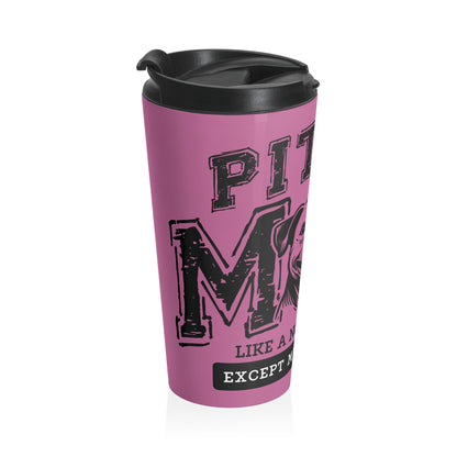 Stylish Pet Lover's Travel Mug, Funny Gift for Dog Owners, Unique Coffee Cup, Animal Lover's Travel Cup, Perfect for On-the-Go