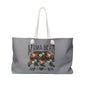Floral Mama Bear Weekender Bag, Travel Tote, Overnight Bag, Perfect Gift for Mom, Stylish Weekend Getaway Essentials