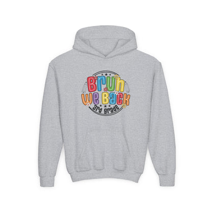 Colorful Youth Hoodie - 3rd Grade "Bruin We Back" Sweatshirt for Kids, Perfect for Back to School, Gift, Everyday Wear, Fun Style, [...]