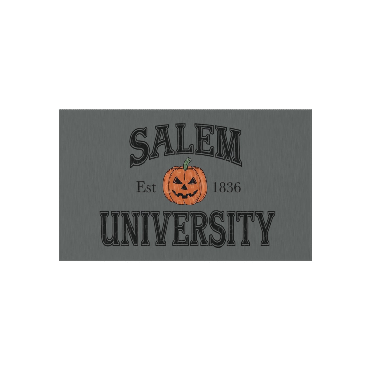 Halloween Outdoor Rug, Salem University Decor, Fall Entrance Mat, Pumpkin Welcome Mat, Outdoor Halloween Decoration