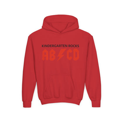 Kindergarten Rocks ABCD Youth Heavy Blend Hooded Sweatshirt