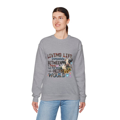 Inspirational Crewneck Sweatshirt, Cozy Apparel, Gifts for Her, Motivational Wear, Casual Outfit, Birthday Gift, Fall Fashion