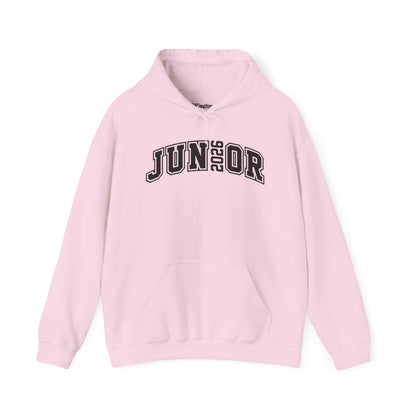 Junior 2026 Sweatshirt, Unisex Graduation Hoodie, Gift for Graduates, Casual College Apparel, Trendy Class of 2026 Hoodie