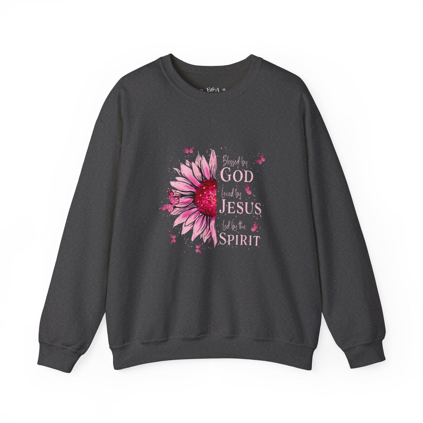 Floral Faith Sweatshirt: Inspire Your Spirit with God, Jesus, Inspirational Gift, Christian Apparel, Cozy Outfit