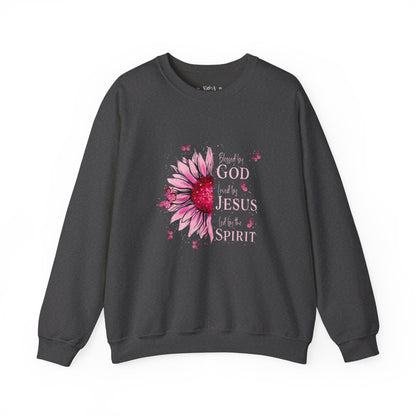 Floral Faith Sweatshirt: Inspire Your Spirit with God, Jesus, Inspirational Gift, Christian Apparel, Cozy Outfit