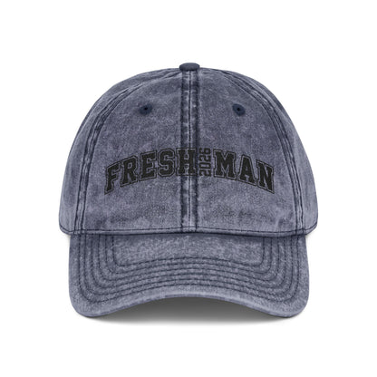 Vintage Embroidered Cap - Freshman 2023 Hat, Casual Summer Accessory, Trendy Gift for Students, College Essentials, Graduation Cap