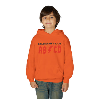 Kindergarten Rocks ABCD Youth Heavy Blend Hooded Sweatshirt