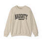 Naughty but Nice Sweatshirt, Cozy Crewneck, Fun Gift for Friends, Casual Wear, Holiday Cheer, Perfect for Parties