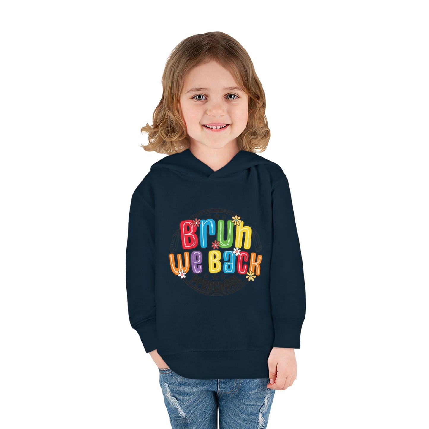 Colorful Preschool Hoodie with "Brun We Back" Design - Toddler Pullover Fleece, Kids Winter Wear, Back to School, Gift for Little [...]