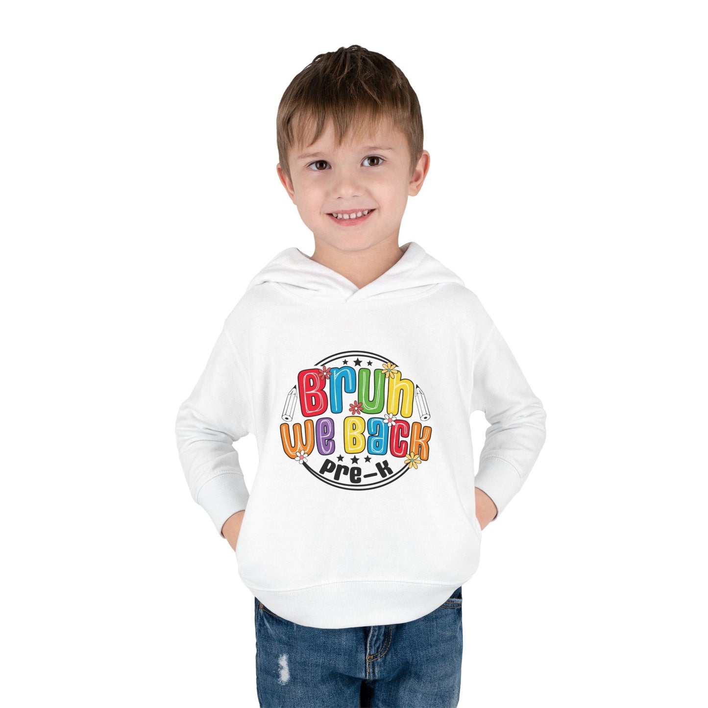 Pre-K Toddler Fleece Hoodie - Fun and Cozy Pullover for Little Ones, Cute Kids Clothing, Birthday Gift, School Spirit, Winter Wardrobe