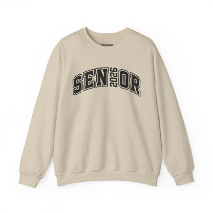 2026 Senior Crewneck Sweatshirt, Unisex Graduation Sweatshirt, Class of 2026 Sweatshirt, Senior Year Apparel, Comfy Graduation Gift
