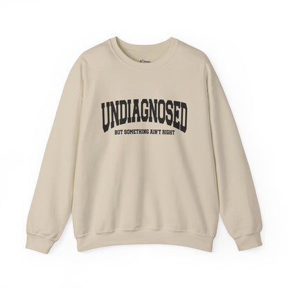 Unisex Heavy Blend™ Crewneck Sweatshirt - Undiagnosed, Comfort Wear, Mental Health Awareness Gift, Cozy Apparel, Self-care Sweater