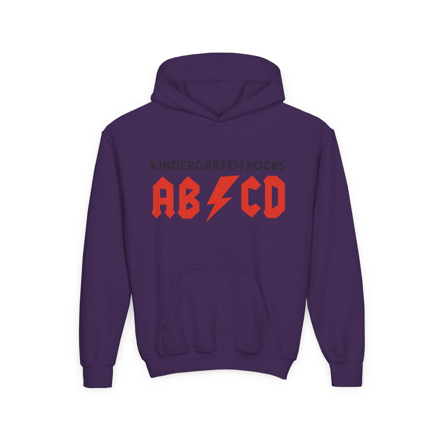 Kindergarten Rocks ABCD Youth Heavy Blend Hooded Sweatshirt